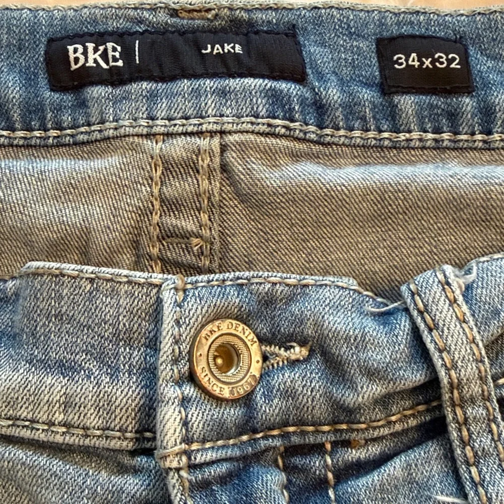 BKE Jake Medium Wash Denim Jeans size 34x32 - Picture 4 of 6